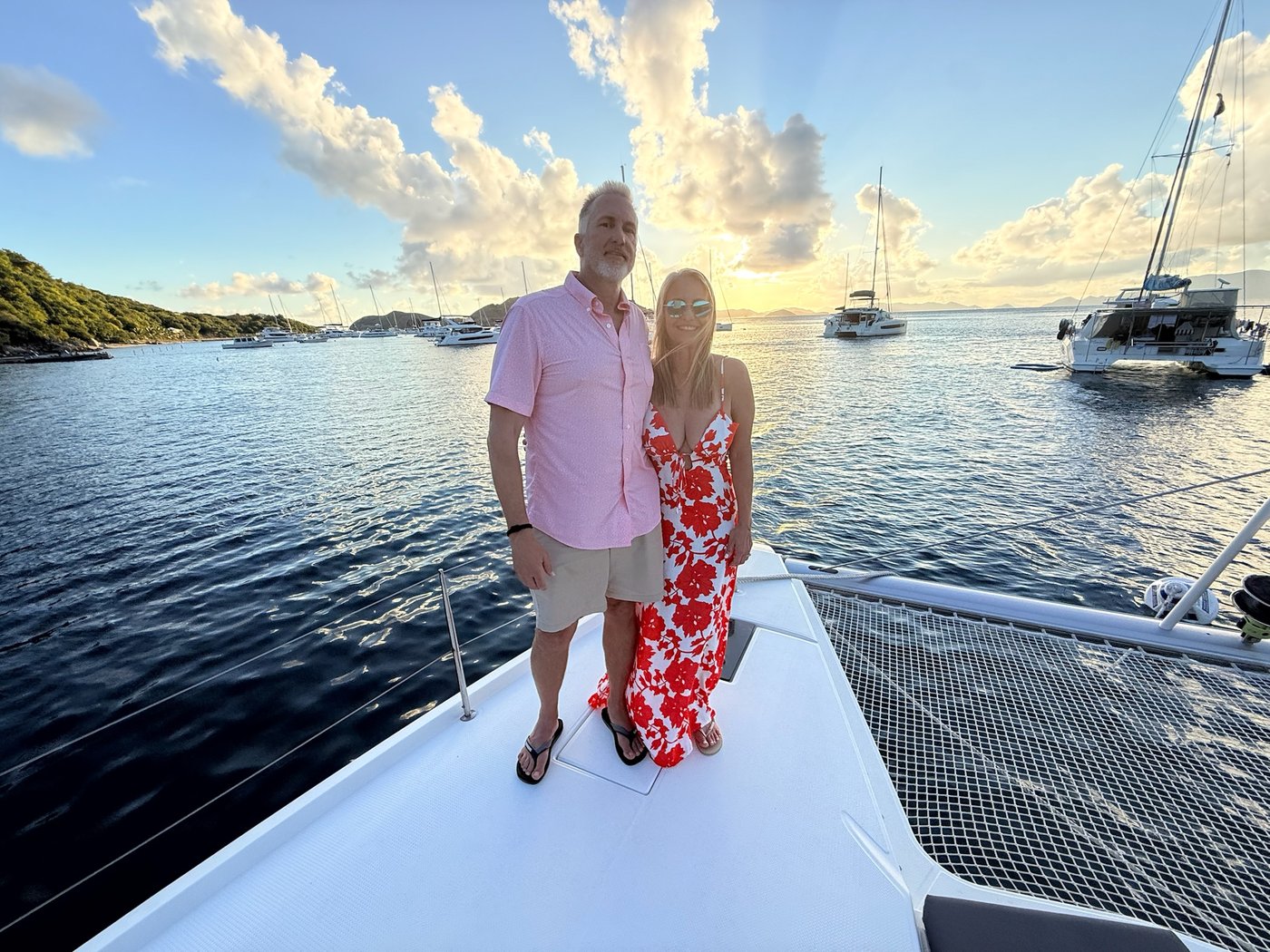 Joe and Danielle Steen aboard